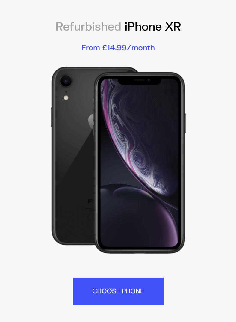 Introducing the Raylo Refurbished iPhone XR Raylo